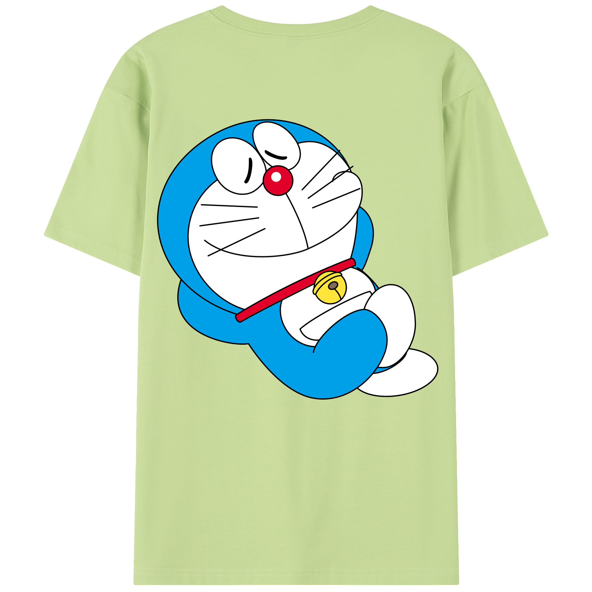 （画像用） ドラえもん Doraemon 綿100％半袖Tシャツ（背面プリント）